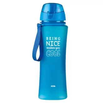 Fresh & Cold kulacs műanyag 600ml csőrös kupakkal - kék