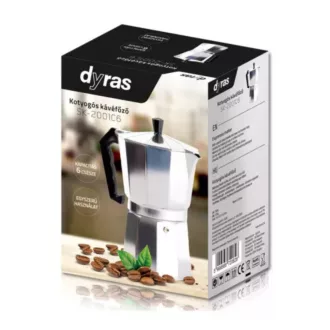 Dyras klasszikus kotyogós kávéfőző 
