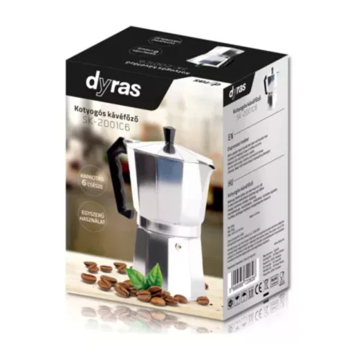 Dyras klasszikus kotyogós kávéfőző 