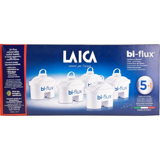 LAICA univerzális bi-flux vízszűrőbetét 5+1db