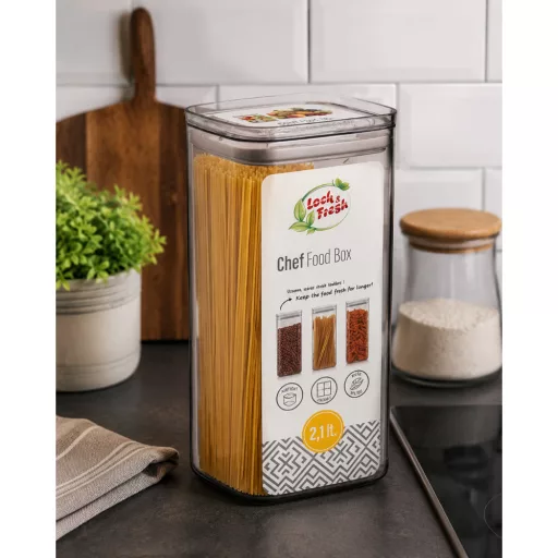 Fűszertartó átlátszó szögletes 2100 ml