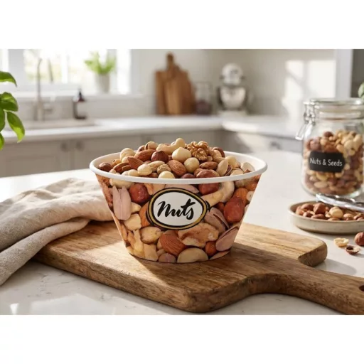 Tálalótál diófélékhez (Bowl) műanyagból 750ml