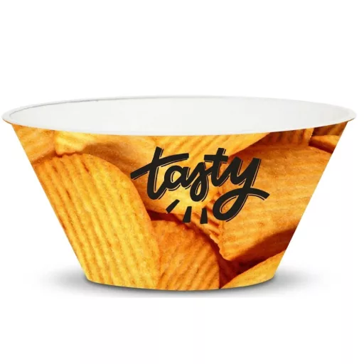 Tasty chips mintás műanyag tálalótál 750ml