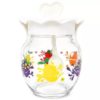 Lekvártartó 380ml - fehér