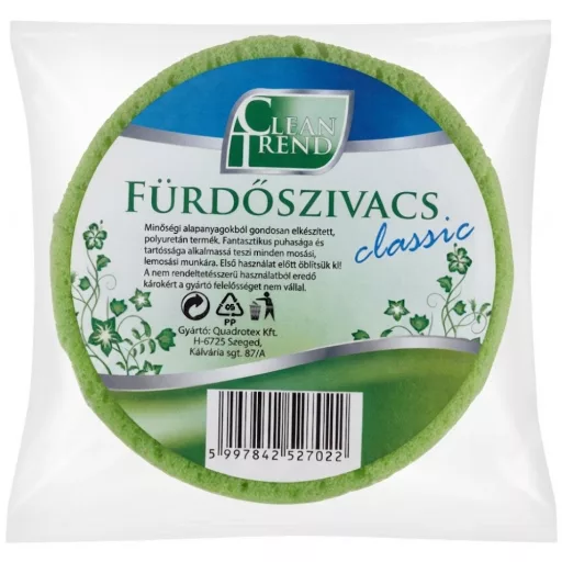 Clean Trend fürdőszivacs kerek