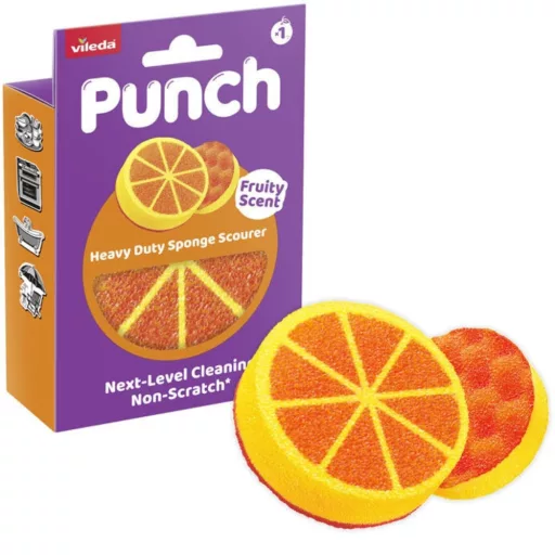Vileda súrolószivacs 1db extra erős Punch Orange