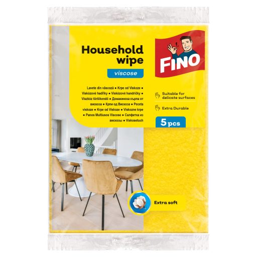 Fino viszkóz törlőkendő 5 db