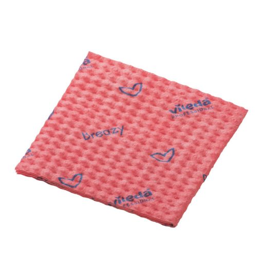 Vileda Professional törlőkendő 25db Breazy piros