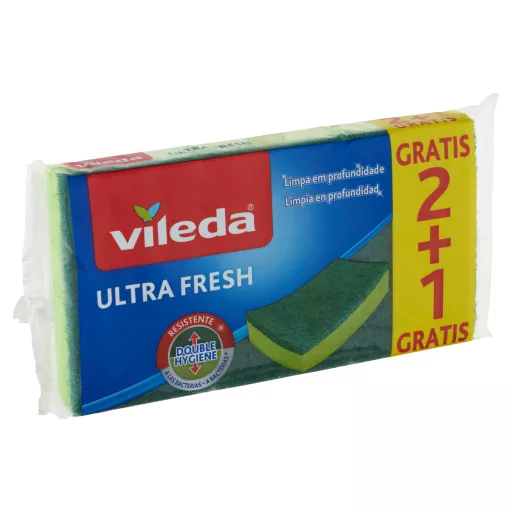 Vileda Ultra Fresh súrolószivacs 2+1db