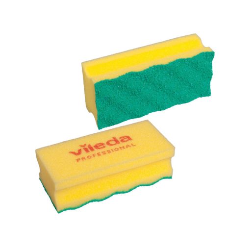 Vileda Professional szivacs 10db PUR Active sárga