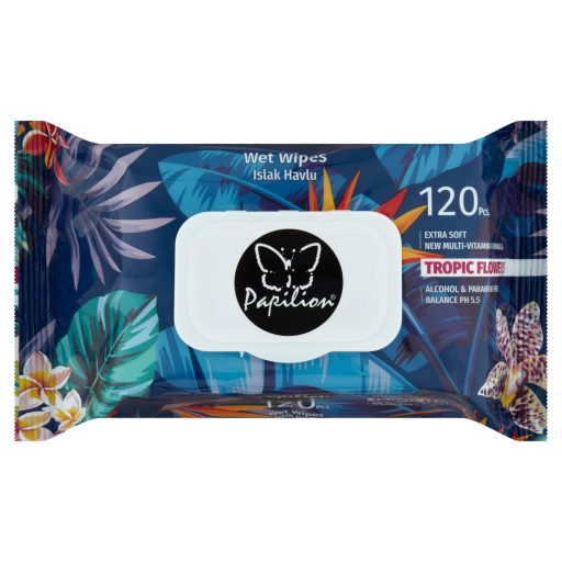 Papilion nedves törlőkendő 120 db