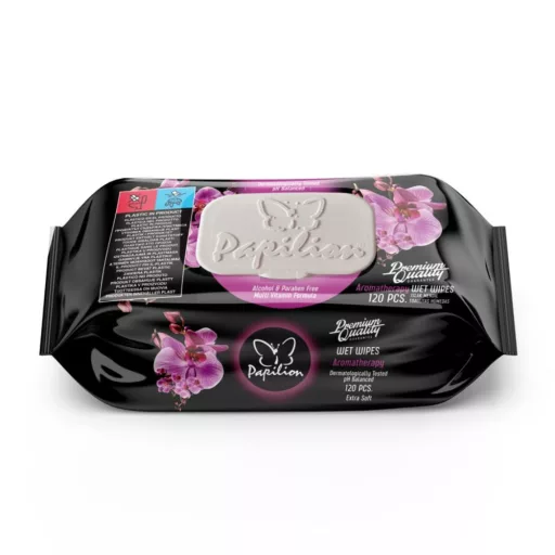 Papilion nedves törlőkendő 120db-os Aromatherapy