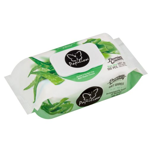 Papilion Aloe Vera nedves törlőkendő 100 db