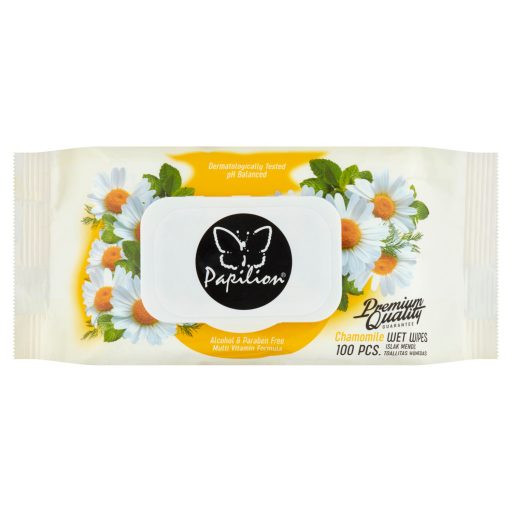 Papilion Chamomile nedves törlőkendő 100 db