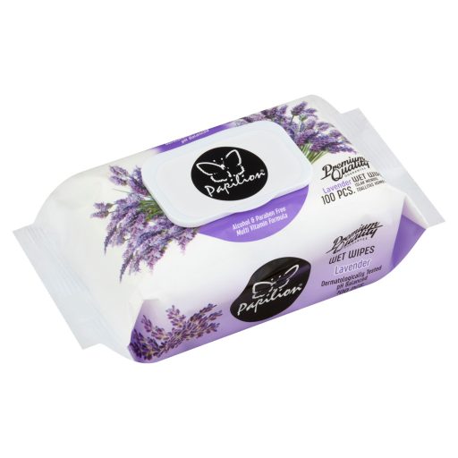 Papilion Lavender nedves törlőkendő 100 db