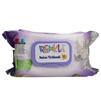 Renkli nedves törlőkendő 120db Jázmin