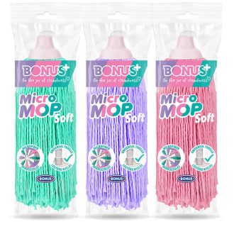 BONUS+ MicroMOP SOFT felmosófej - Lila