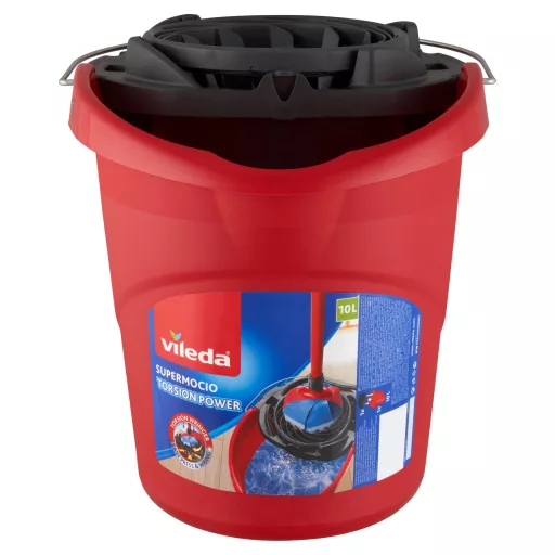 Vileda Supermop vödör csavarókosárral