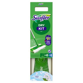   Swiffer Sweeper Kezdőkészet: 1 db Felmosó, 8. db Száraz és 3. db Nedves Felmosókendő Utántöltő
