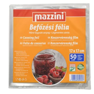 Mazzini befőzési fólia 50db 17x17cm