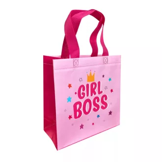 Kis ökotáska  26x26x12cm Girl boss