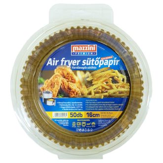 Mazzini Prémium sütőpapír 50db Air Fryer kerek 16cm
