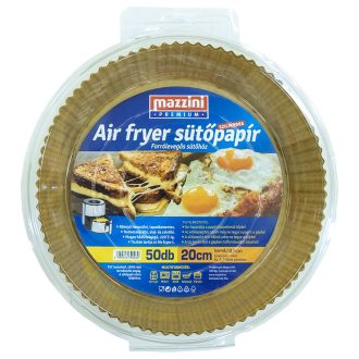 Mazzini Prémium sütőpapír 50db Air Fryer kerek 20cm