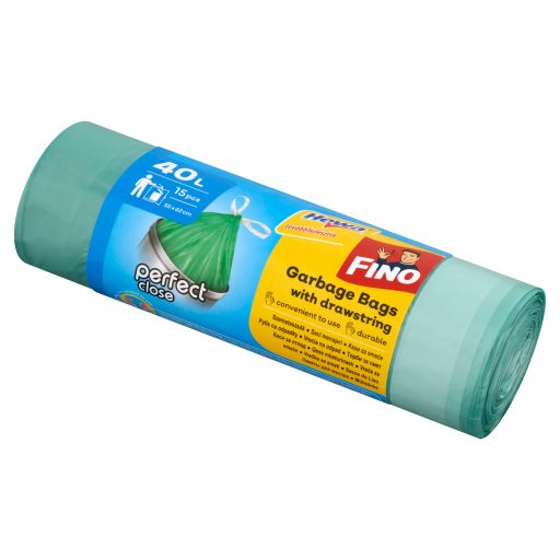 Hewa Fino Perfect Close 40 l-es szemeteszsák 15 db