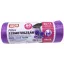Ikon füles szemeteszsák 60x70+20cm, 60L, 20+4db/roll, lila