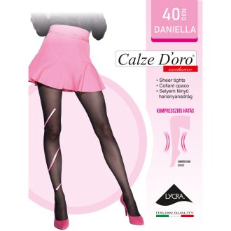   Calze D'oro Daniella 40 den lycra selyemfényű har., gold 5