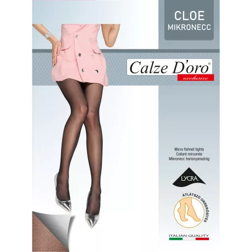 Calze D'oro Cloe mikronecc har., nero 3