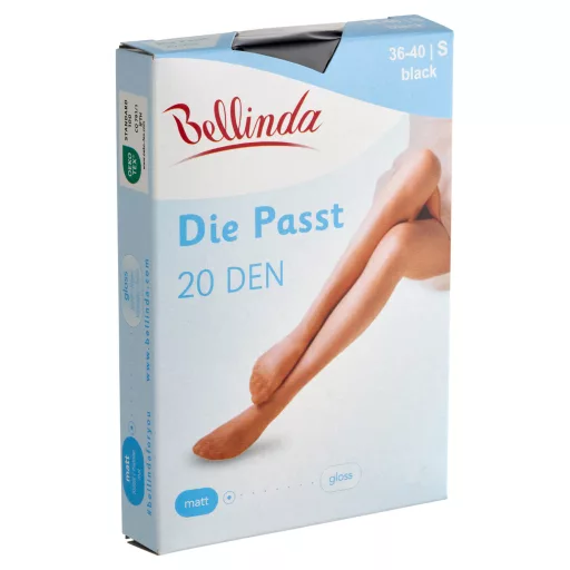 Bellinda harisnya 1 pár Die Passt 20 Fekete S