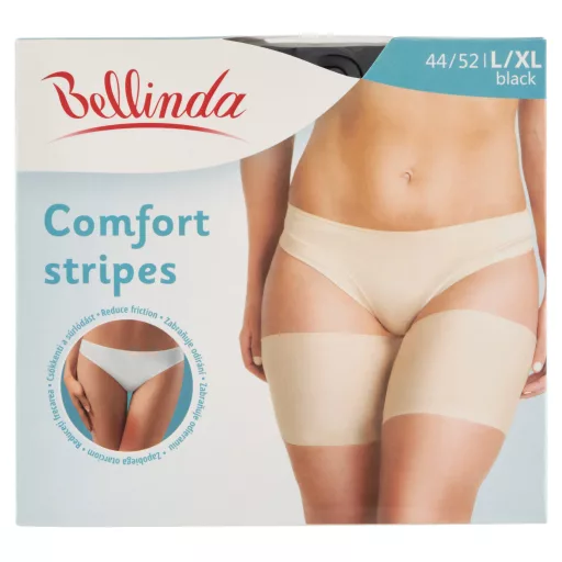 Bellinda combformázó 1 pár Comfort Stripes Fekete L/Xl
