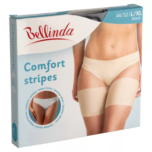 Bellinda combformázó 1 pár Comfort Stripes Fekete L/Xl