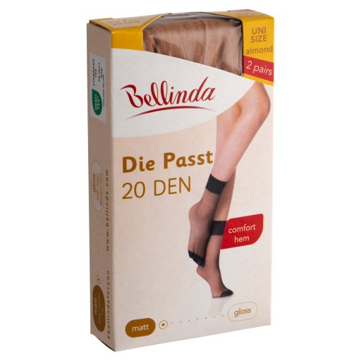 Bellinda bokaharisnya 2 pár Die Passt 20 Almond Uni