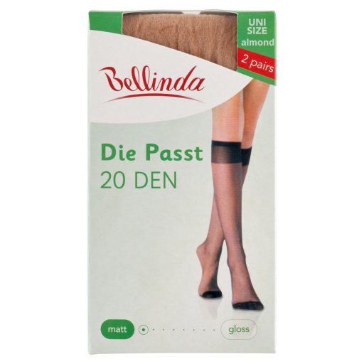 Bellinda térdharisnya 2 pár Die Passt 20 Almond Uni