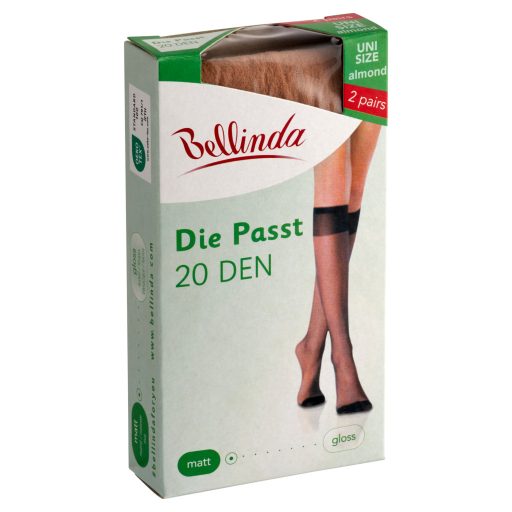 Bellinda térdharisnya 2 pár Die Passt 20 Almond Uni