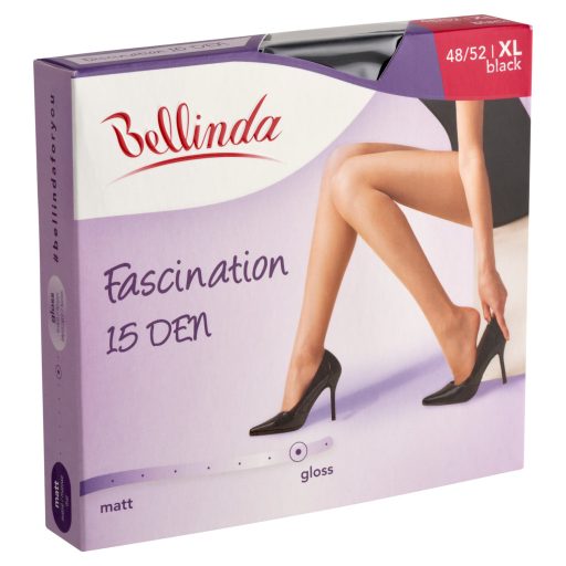 Bellinda harisnyanadrág Fascination 15 Fekete XL