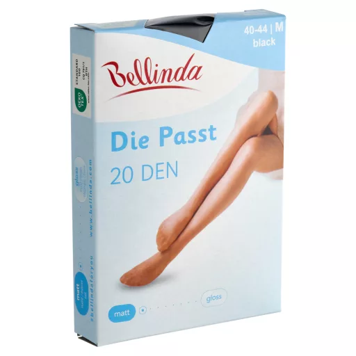 Bellinda harisnya 1 pár Die Passt 20 Fekete M