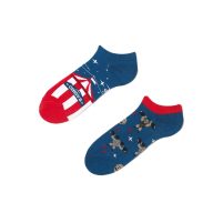 Vidám felnőtt zokni, cirkusz mintával (1 pár)