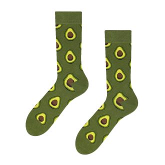 Vidám felnőtt zokni, avokádó mintával (1 pár)