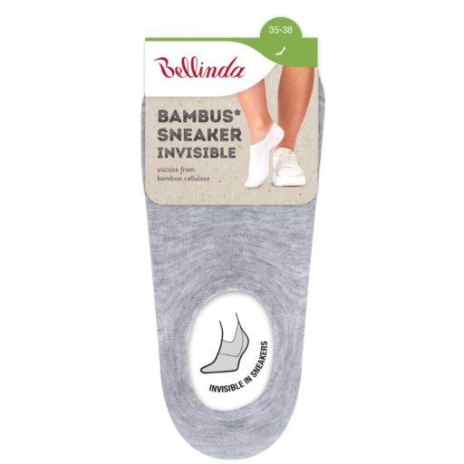 Bellinda zokni 1 pár Bambus sneaker Invisible Szürke 35-38