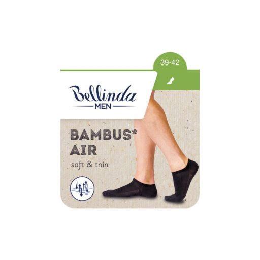 Bellinda zokni 1 pár Men Bambus Air In-Shoe Szürke 39-42