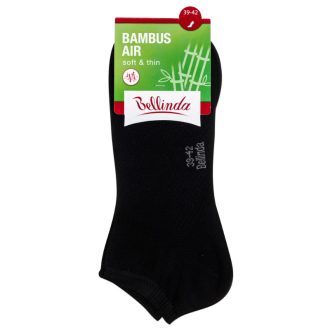 Bellinda zokni 1 pár Női Bambus Air In-Shoe Fekete 39-42