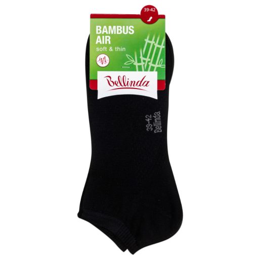 Bellinda zokni 1 pár Női Bambus Air In-Shoe Fekete 39-42