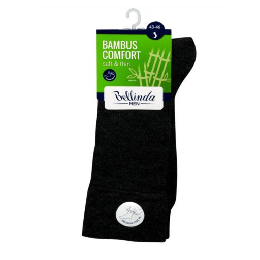 Bellinda zokni 1 pár Men Bambus Comfort Szürke 43-46