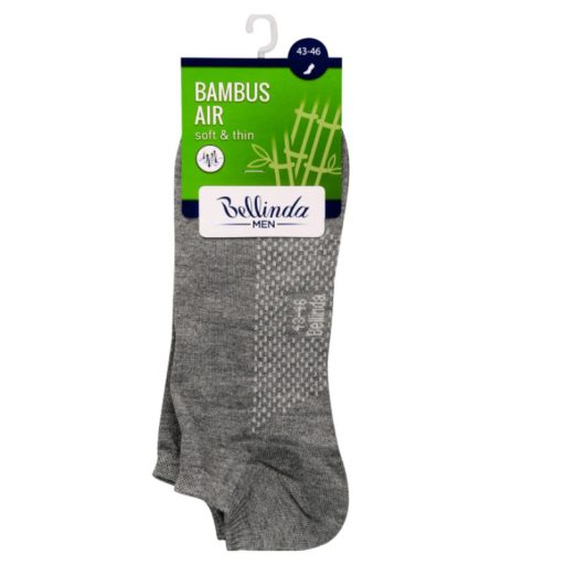 Bellinda zokni 1 pár Men Bambus Air In-Shoe Szürke 43-46