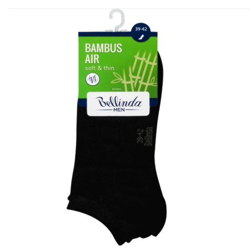 Bellinda zokni 1 pár Men Bambus Air In-Shoe Fekete 39-42