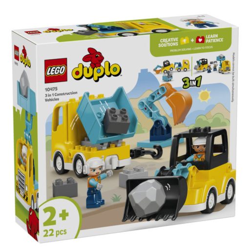 LEGO Duplo town 10475 3 az 1-ben építési munkagépe
