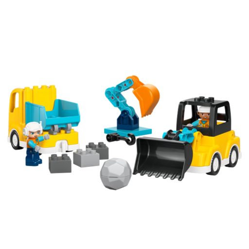 LEGO Duplo town 10475 3 az 1-ben építési munkagépe
